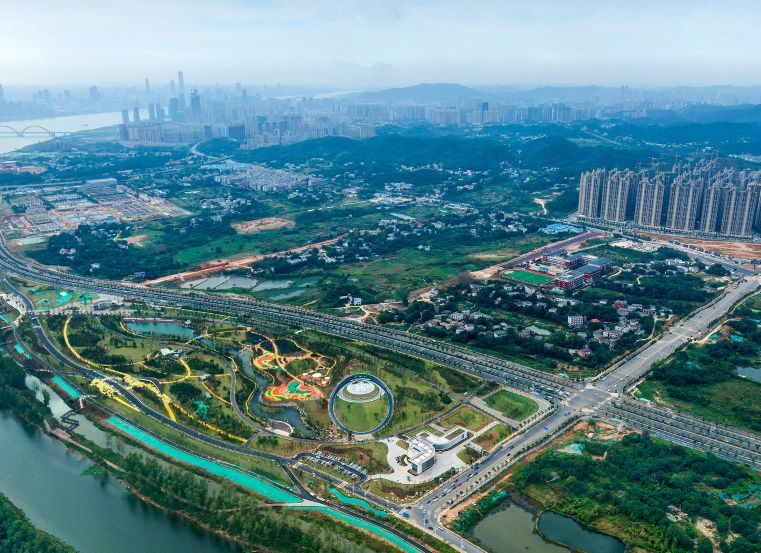 月亮岛文旅新城最新航拍来了