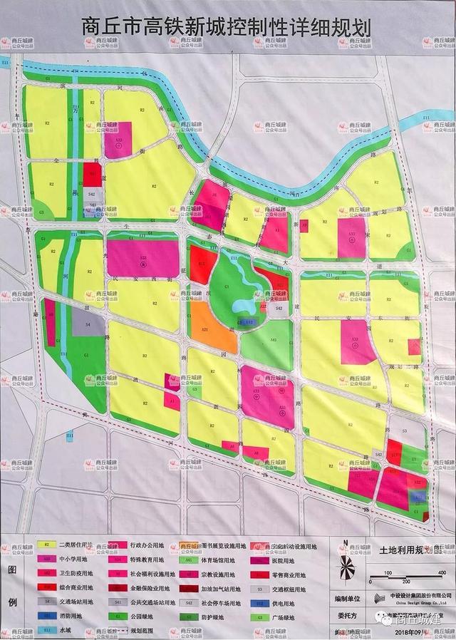 规划区位及范围:高铁新城(原田园社区)位于商丘市中心城区北缘,隶属于