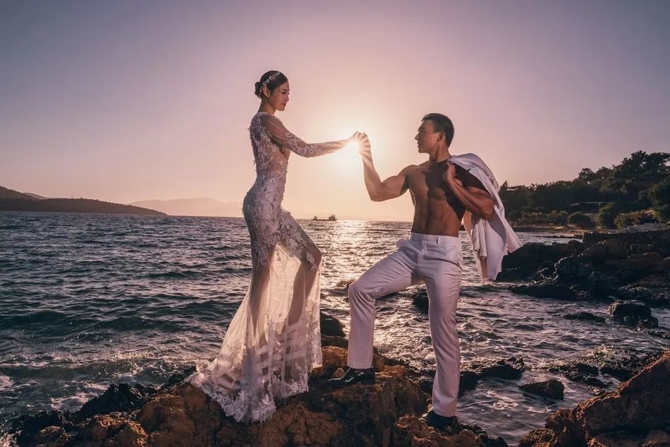 王婉霏婚纱照_王婉霏刘畊宏婚纱照