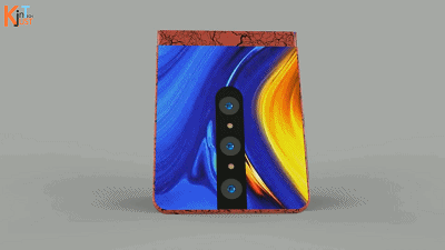 小米mix4概念渲染图折叠机身双屏幕设计后置三摄