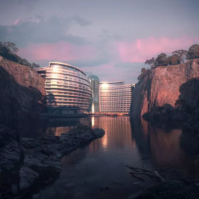 上海世茂"深坑酒店"开业,实景图带你抢先体验!