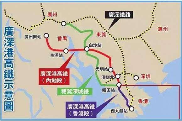 从港珠澳大桥开通日再整整往前推一个月(9月23日),是广深港高铁正式