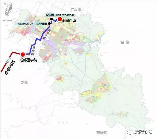 青白江轨道交通图片