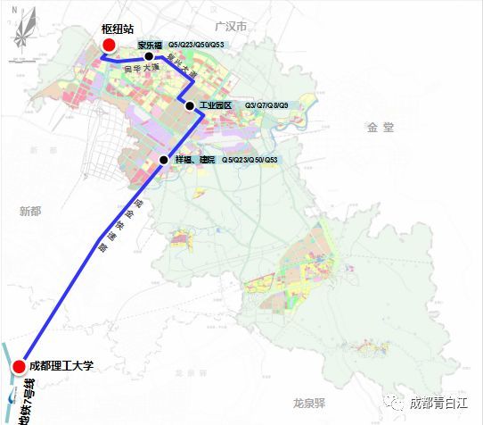 青白江对接3号线图片