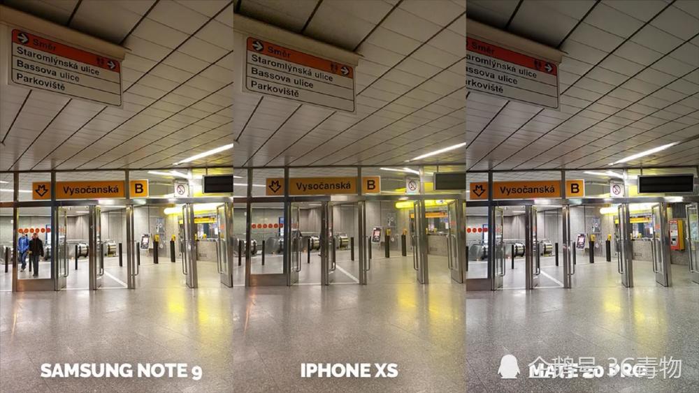 三星苹果华为3部手机拍照对比:华为Mate20依