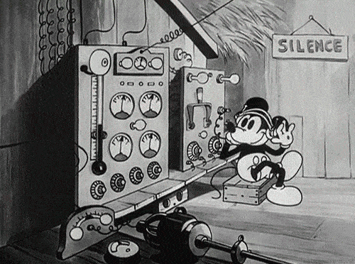 1928年 世界首部有声动画电影《威利号汽船(steamboat willie)于