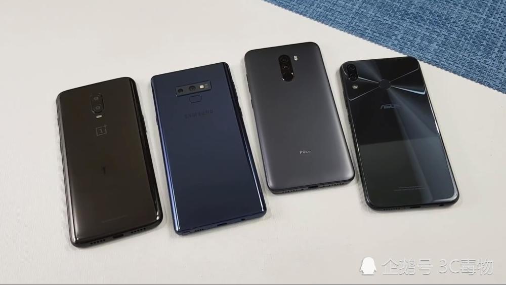 一加三星小米华硕4部手机性能测试:一加手机6