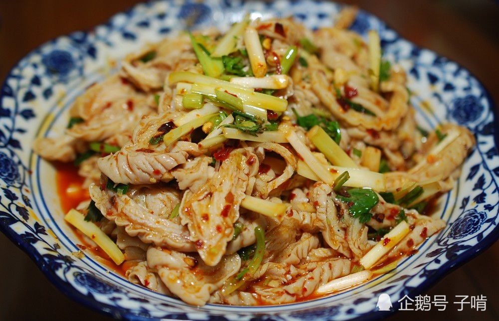 58元温拌大肠是老陕特色菜蒜泥辣子伴肥肠下酒最美了