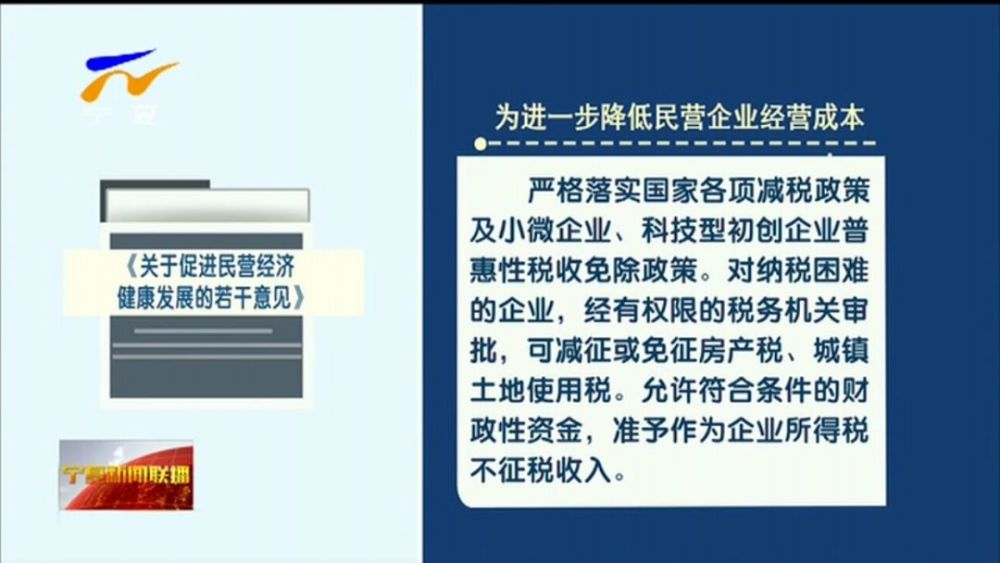 宁夏出台《关于促进民营经济健康发展的若干意见》