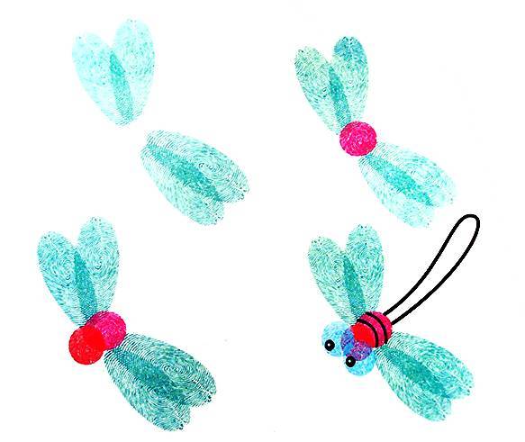 用指纹作画吧,一波手指画素材还怕没创意吗!