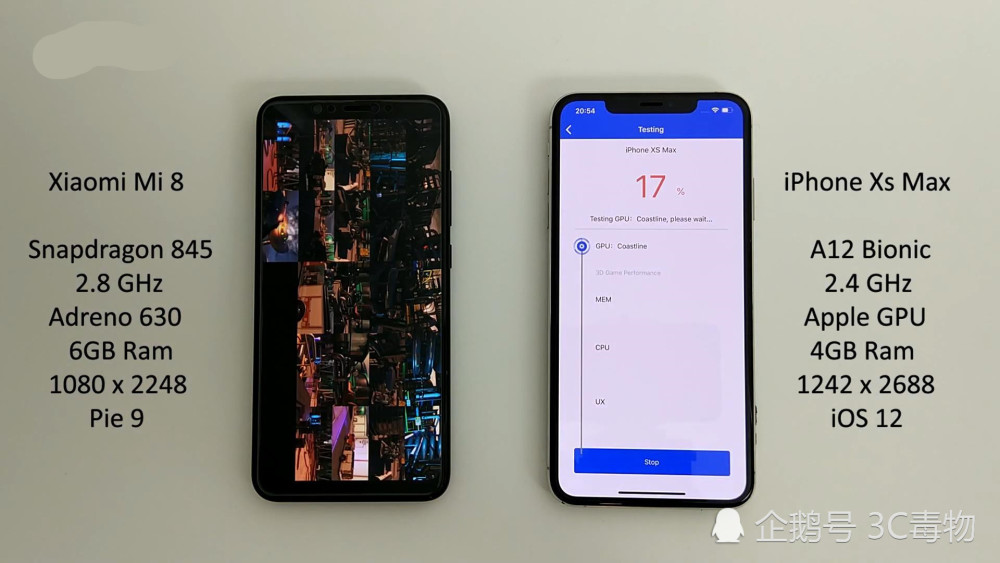安兔兔跑分测试相差10万分:iPhoneXS暴力碾压