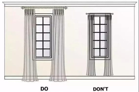 挂窗帘的方法图图片