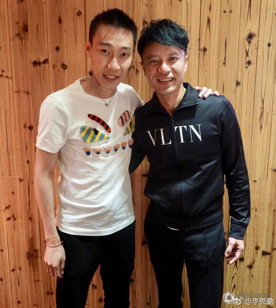 李克勤晒照感谢李宗伟透露拿督完全康复训练卖力