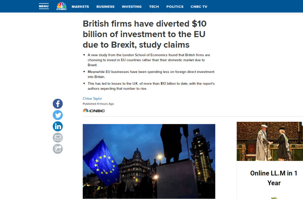 全球财经新闻头条| 英国2018年经济增长率创六