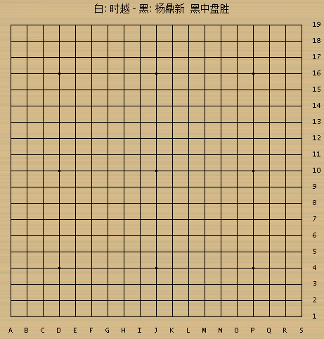 围棋lg杯决赛次局杨鼎新完胜时越第三局定冠军归属