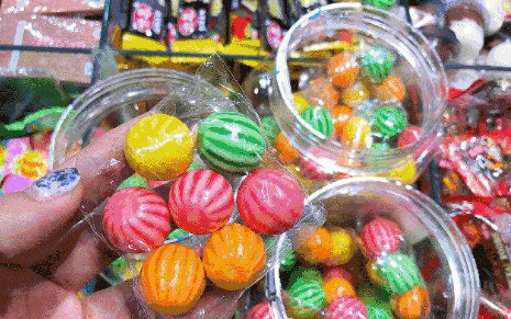 泡泡糖,看见,开心,嘴巴,牙齿