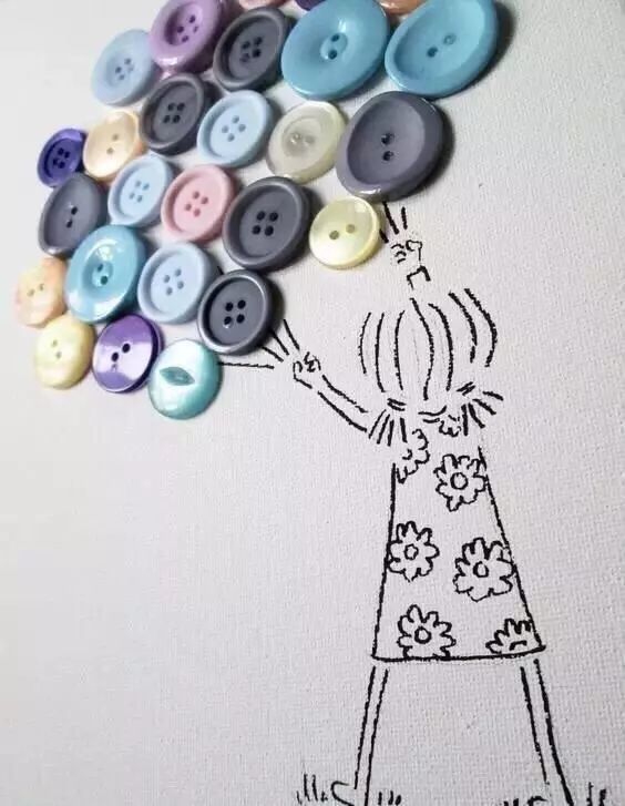 小孩必学的艺术拼贴画素材其实家里都有