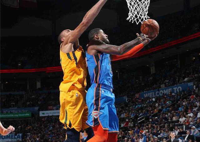 乔治45分献抛投准绝杀 雷霆双加时险胜爵士