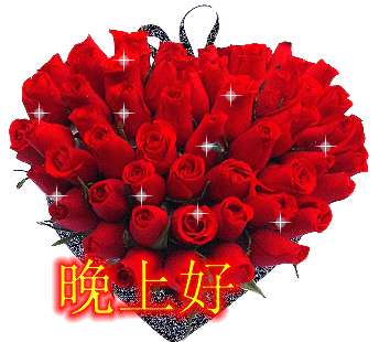 温馨晚安祝福动态表情包晚上好问候的句子