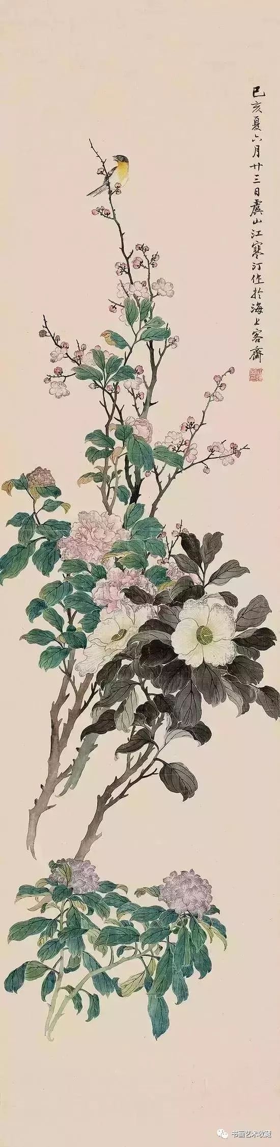 花鸟画|八大画派，30位现代名家最赏心悦目的花鸟画！