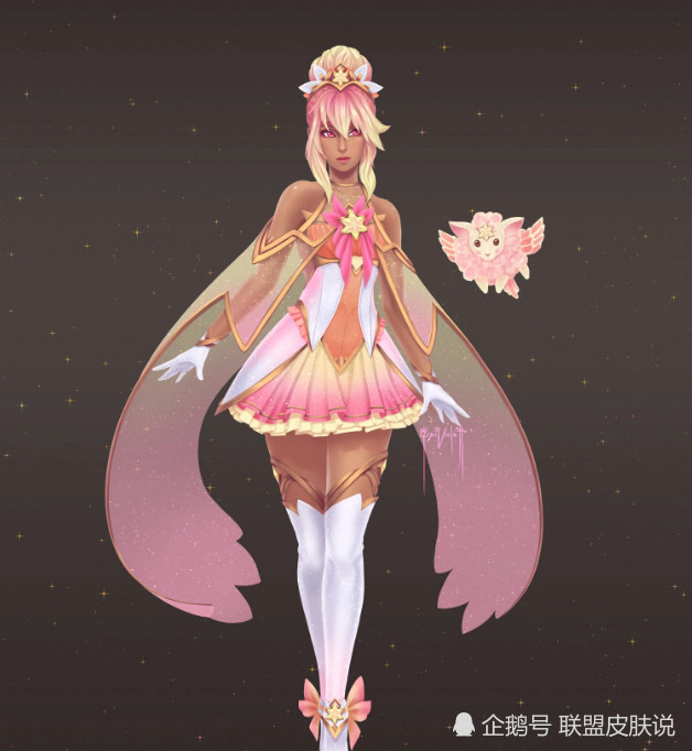 lol:岩雀也加入萌动少女组合?设计师概念岩雀新皮肤曝光!