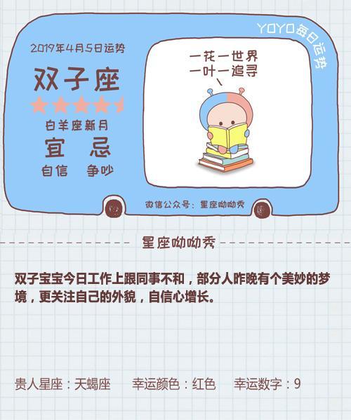 4月5日星座运势 哪些星座万事顺心