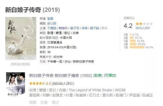 白蛇许仙狗血四角恋 新白娘子传奇 抄袭 彩蛋 大合集