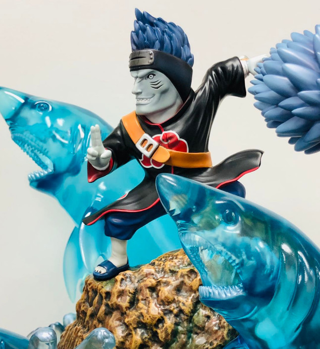 粉丝晒火影鬼鲛手办,看到身后的鲛肌,网友:想吃查克拉吗?