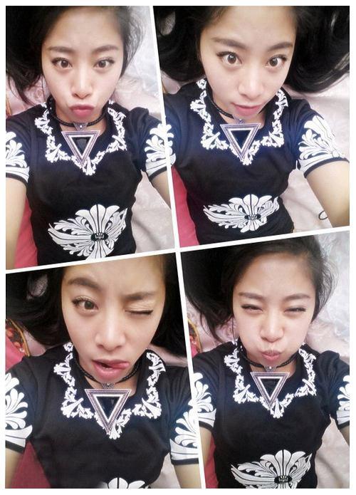 爱上自拍的二货女生