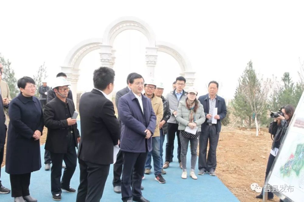 孟青现场调研督导林水会战项目建设推进情况,副县长马宗光参加活动