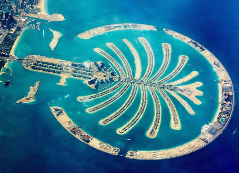 恒大投资1600亿建世界最大人工岛，先看看迪拜棕榈岛蓝色奇迹