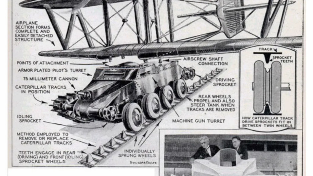 "傻大黑粗"的极致:苏联人给坦克装翅膀,欲奇袭敌军大后方
