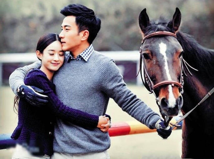 赵丽颖和合作的男搭档之间cp感好强!就让我沉溺在这温馨画面中