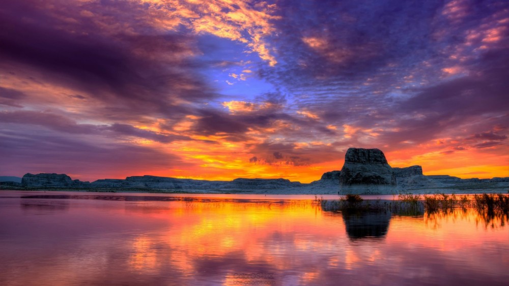 而出现晚霞,则说明天气比较干燥,上游的天气晴好,同时太阳下山也使