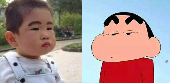 当"纸片人"回到现实,蜡笔小新神还原,妲己真人太好看了吧!