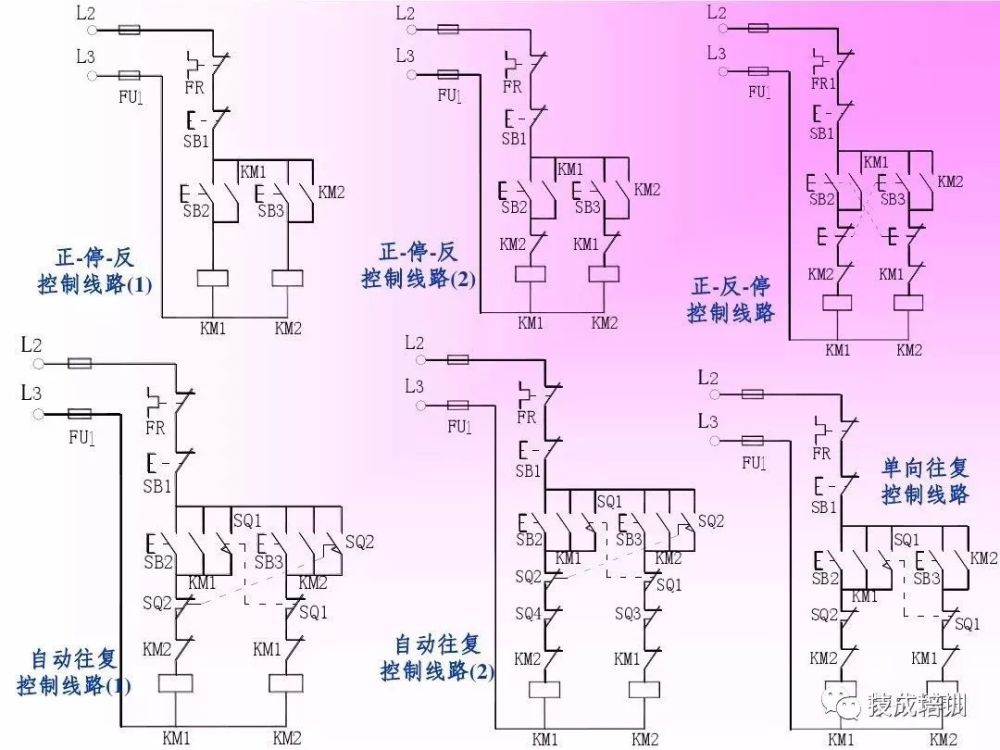 多種plc控制電路接線圖,收藏一下