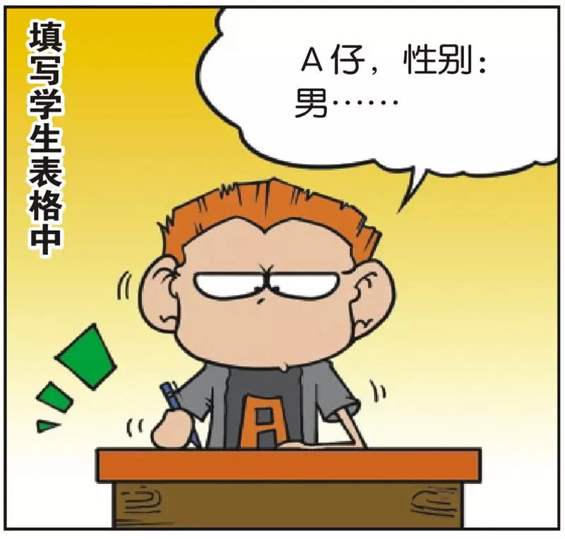 爆笑校园:在学校没有拿过奖项,a仔苦恼如何填表,没想到呆头这么填!