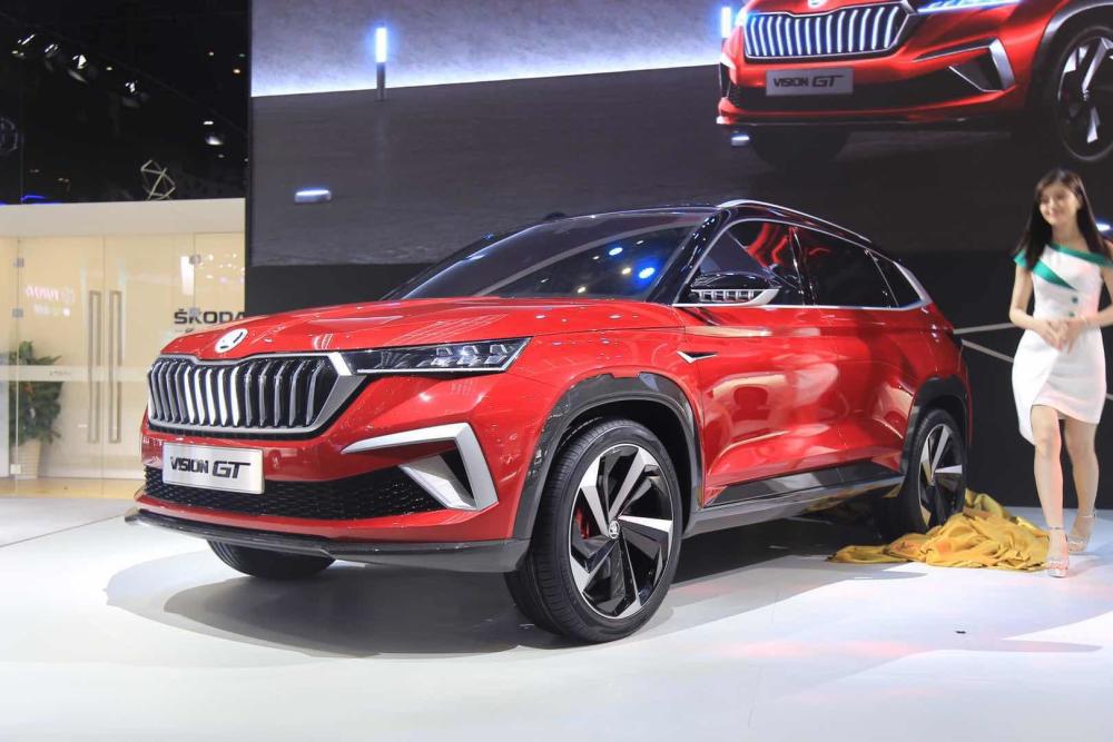 斯柯达vision gt概念车亮相2019深港澳车展