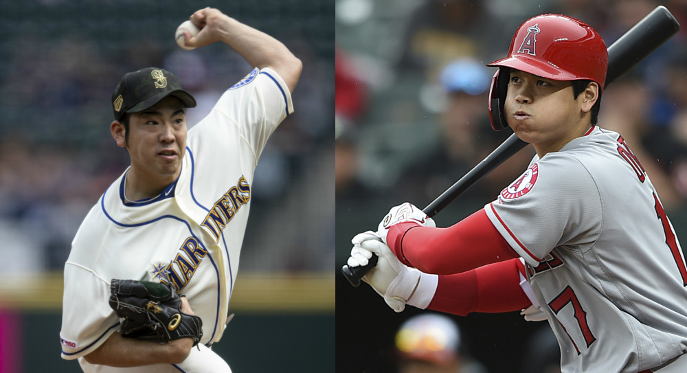 Mlb上演甲子园师兄弟对决菊池大谷正面交战直球为上