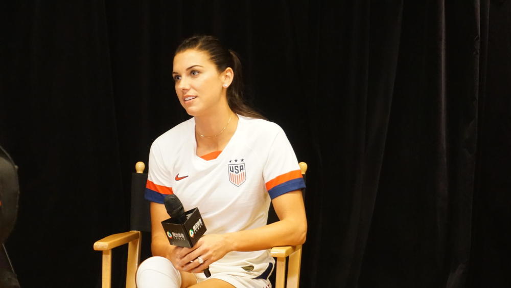 独轰5球的美国女足花旦专访摩根我从7岁就爱上了足球