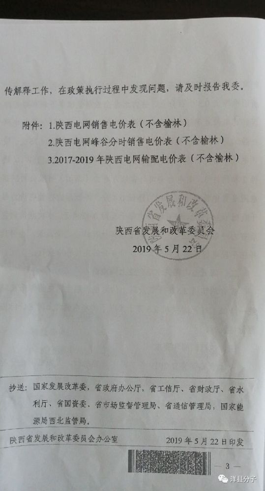 快看!陕西电网电力价格调整通知,这类用电降价了!