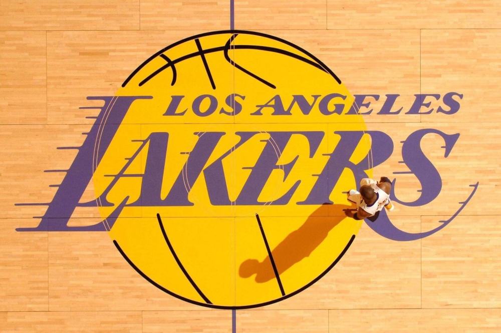 nba壁纸湖人队徽-千图网