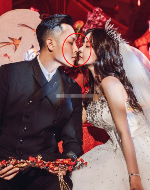 小猪更博表白韩安冉,晒婚纱照却被鼻子抢镜,网友:整容后遗症?