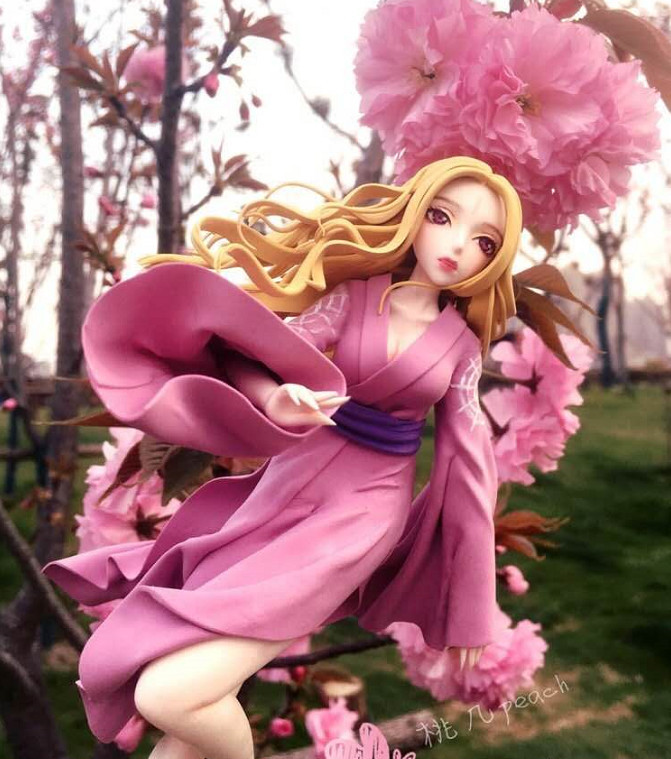 狐妖:网友自制黏土富贵清瞳手办,互望太深情,网友:登峰造极