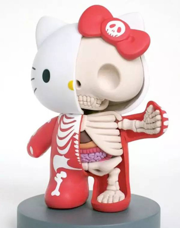 把动漫角色解剖,kitty惨遭毒手,看到小马宝莉:梦碎了