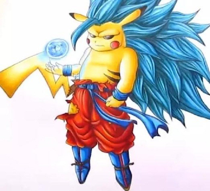 皮卡丘被疯狂恶搞:鸣人的球,悟空的裤子,龅牙过分了!