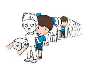 排队一两小时就为了吃一口蛋糕,你会这样做吗?