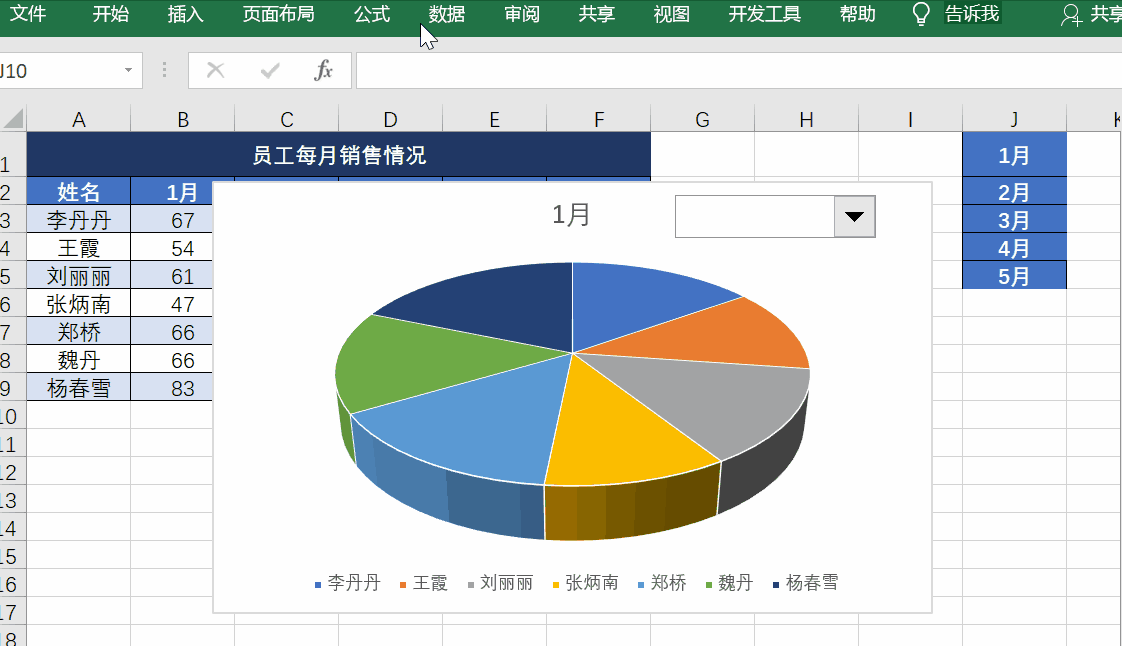 第四步:更改图表函数选中图表,将编辑栏中的公式更改为=series(sheet1