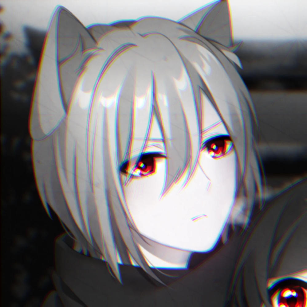 《动漫情头》黑暗风二次元情侣头像