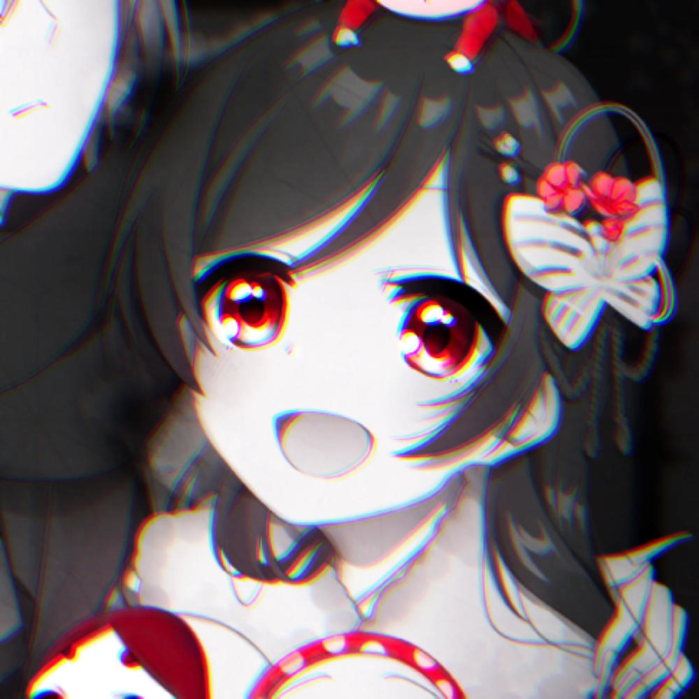 《动漫情头》黑暗风二次元情侣头像